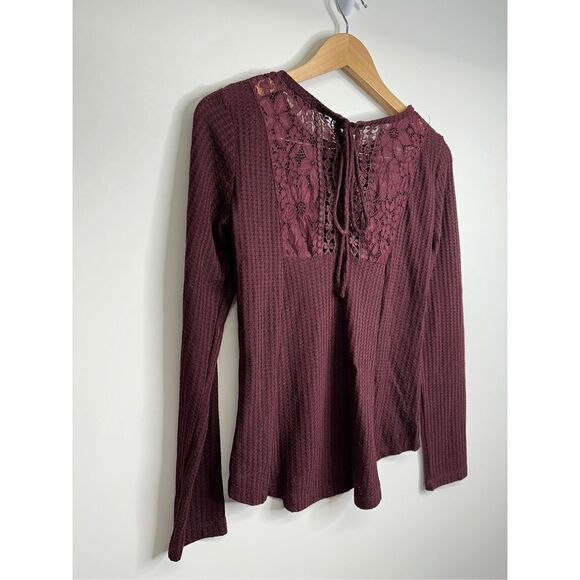 Hem & Thread Sweater Womens Lace Detailed Long Sleeve Size Small NWT - Picture 4 of 7